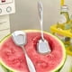 thumbnail image 5 of 6 piezas cucharas de café cucharaditas cucharas de acero inoxidable para café azúcar sopa helado postre pastel suministros, 5 of 5