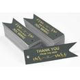 thumbnail image 2 of Inkdotpot Thank You From The New Wedding Bottle Tag Real Gold Foil Favor Hang Tags Pack Of 100, 2 of 6