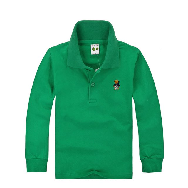 Polo pour Petits Garçons Vert Foncé Polo Mode Chemises Manches Courtes Hauts 4T Tenue Garçons