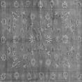thumbnail image 1 of Ahgly Company Indoor Square Abstract Gray Contemporary Area Rugs, 5' Square, 1 of 1