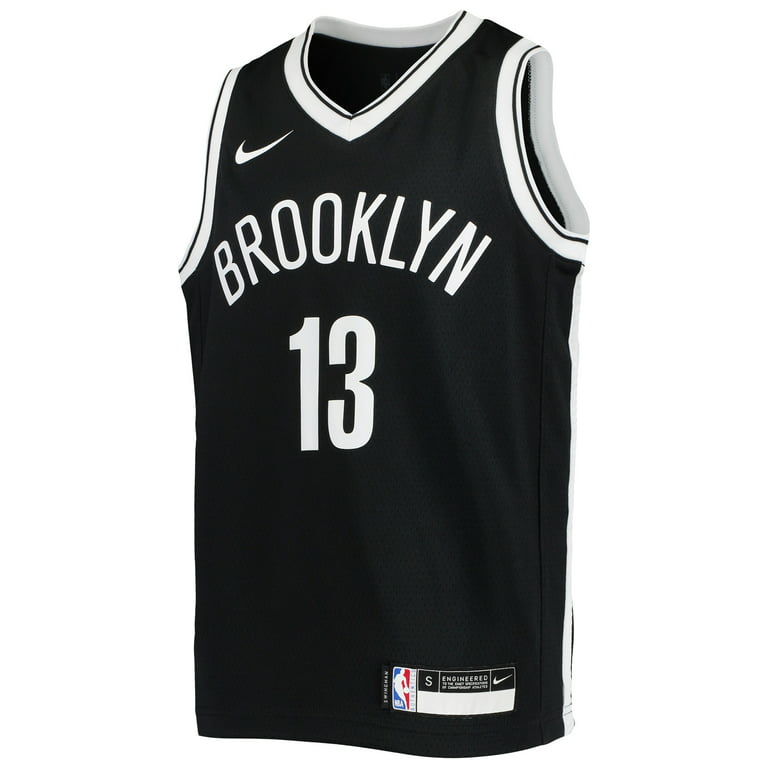Youth Nike James Harden Black Brooklyn Nets 2020/21 Swingman