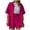 short sets 42#Hot Pink, variant on WAYUTE Womens 2 Piece Outfits Solid Color Short Sleeve Button Shirt and Casual Shorts Comfortable Casual Travel Summer Outfit