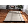 thumbnail image 1 of Wholesale Interiors Dalston-Beige-Rug Baxton Studio Dalston Modern & Contemporary Handwoven Wool Blend Area Rug, Beige & Black, 1 of 4