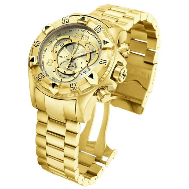 Invicta 6471 Mens Excursion Quartz Chronograph Champagne Dial