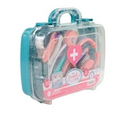 My Sweet Love Doctor Kit Case for Baby Dolls, 16 Pieces Included, Pink, Blue, White Multicolor