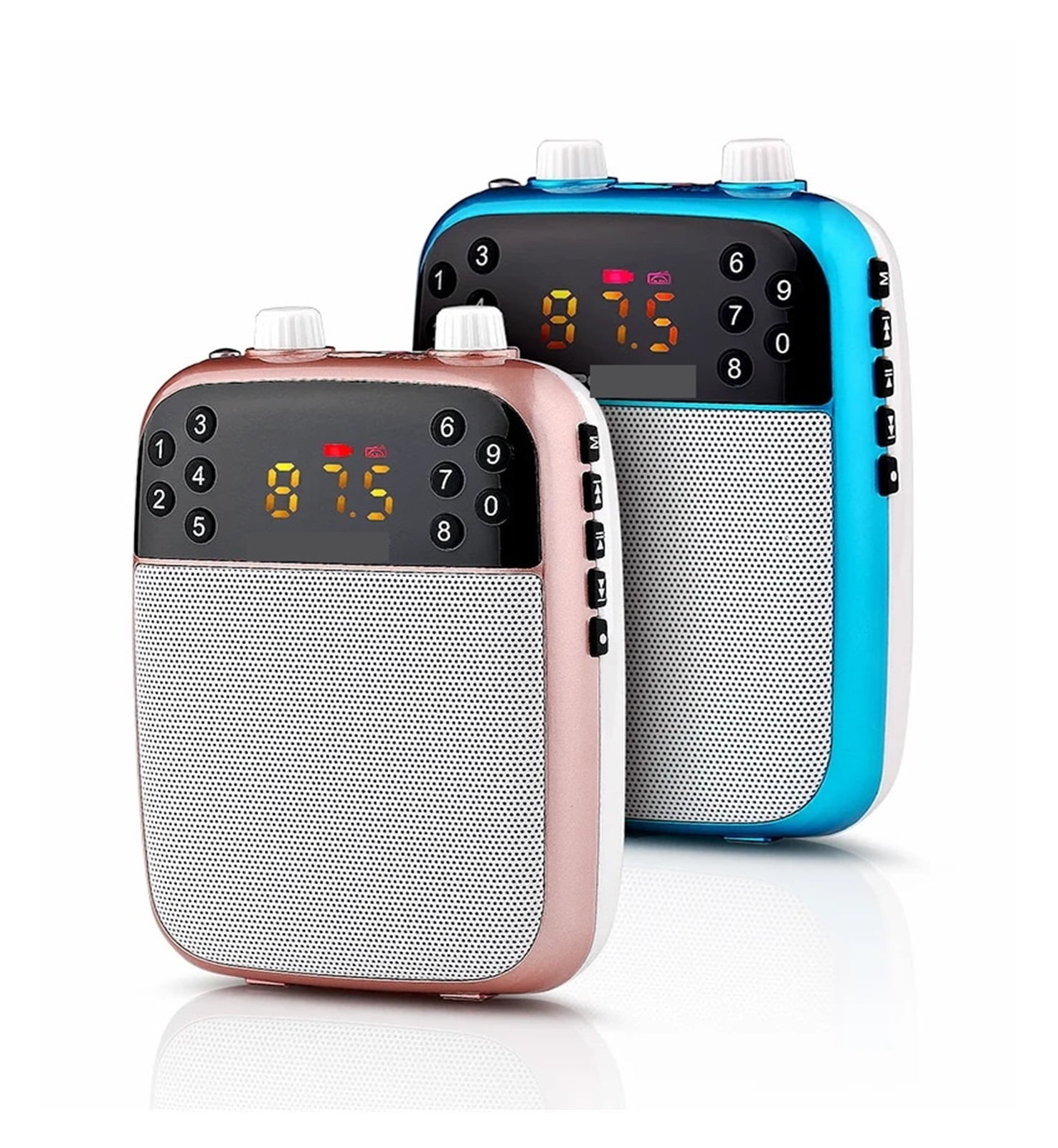 Wireless Megaphone Portable Voice Amplifier Teacher Guide Microphone Speaker 5W Support TF Card U Disk MP3 Player ,Powerful Voice Amplifier