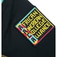 thumbnail image 6 of AACA Men's Varsity Patch Hoodie, Colorblock Pullover Sweatshirt for HBCU Pride, Black/Gold Line, 6 of 6