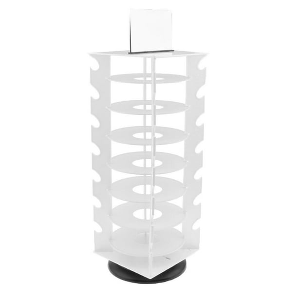 Soporte para de terre Organizador de soporte de exhibición , puede contener 28 pares , rotación de 360 grados