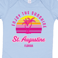 thumbnail image 4 of Inktastic Summer Enjoy the Sunshine St. Augustine Florida in Pink Boys or Girls Baby Bodysuit, 4 of 5