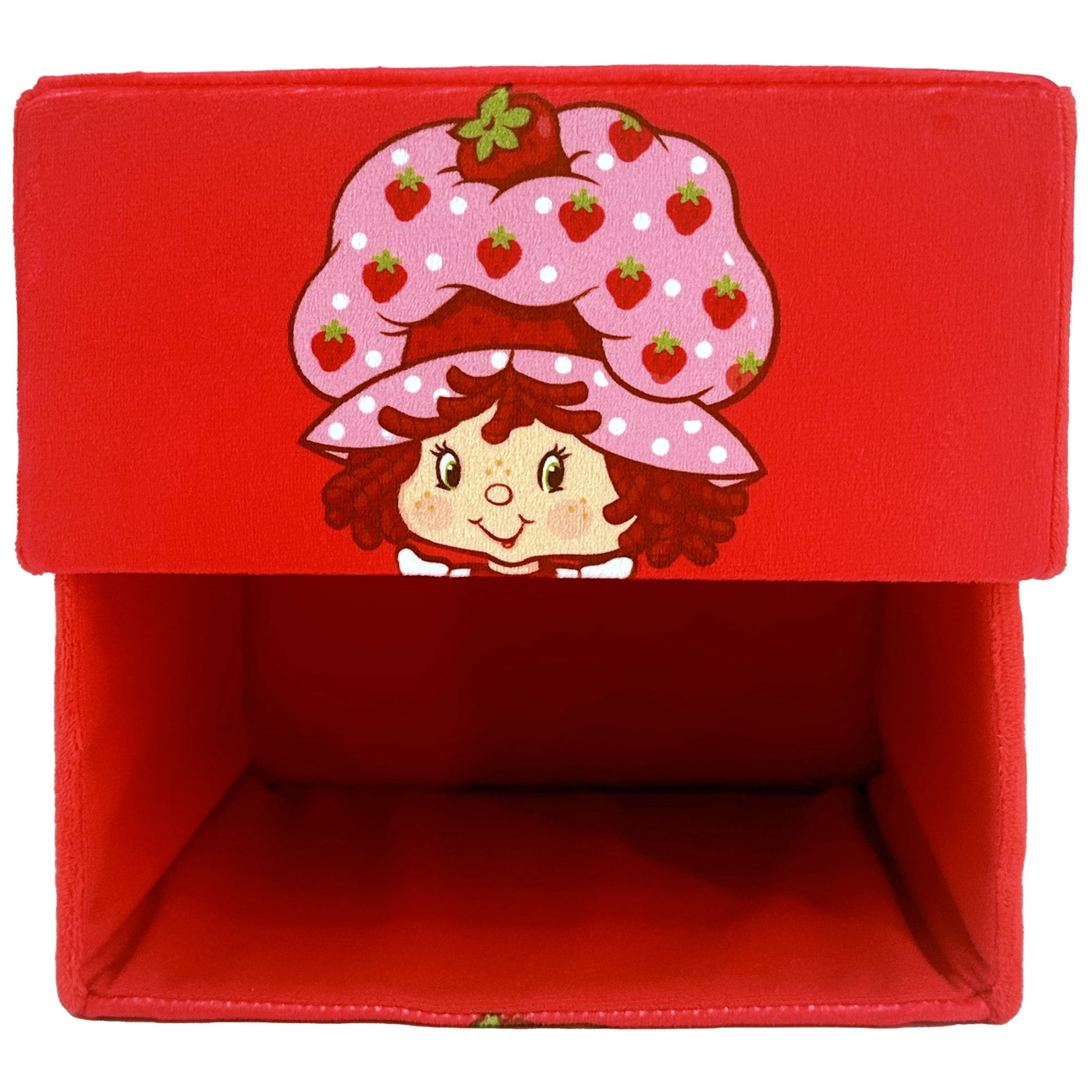 Strawberry Shortcake: Storable 8" Box - Red Character Themed Bin, Fabric Storage Container, Opening Top Lid, Holds Toys-Books-Games & More, Licensed