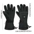 thumbnail image 6 of Kumdkd Electric Heating Gloves for Men and Women, Rechargeable Battery Powered Winter Gloves with Touchscreen, Waterproof Windproof Thermal Gloves for Skiing, Cycling, Outdoor Sports, 6 of 6