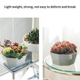 thumbnail image 4 of Succulent Planters Resin Plastic Crafts Personality Decorations Flower Pot Style Decorative Plants Container Office Yards White, 4 of 8