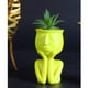thumbnail image 1 of Macetas de Cerámica para Macetas, Macetas Suculentas, , Escultura, Estatua, Maceta para Escritorio, Interior, Exterior, Maceta de Estatu Yellow_A, 1 of 6