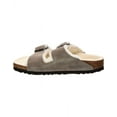 thumbnail image 2 of Birkenstock Women's Arizona Shearling Sandals, Stone Coin/Natural, Grey, 10 Narrow US, 2 of 4