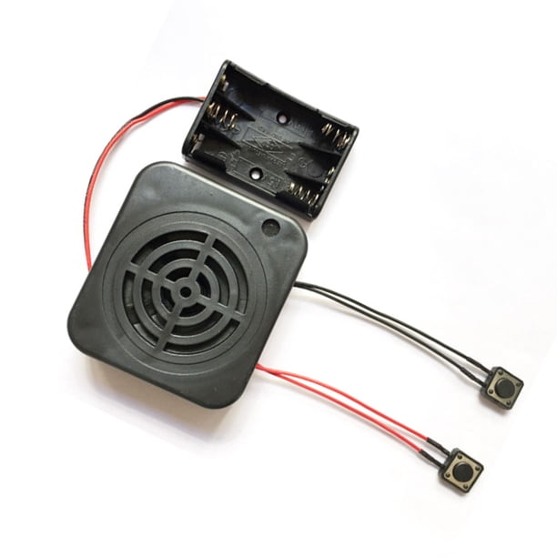Inteprter Caja de grabación de mensajes Botones de control Dulce regalo 4 minutos Módulo de sonido de grabadora de voz de ahorro de espacio de Sistemas de cine en casa