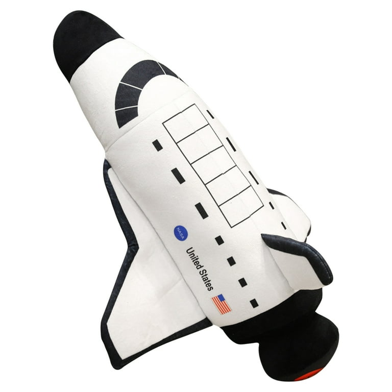 Visland Space Shuttle Plush Toy for Kids Soft and Cuddly Astronaut Spaceship for Toddlers Cute Nursery Dcor and Bedtime Toy Best Gift for
