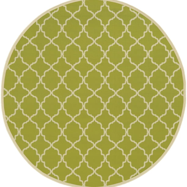 Avalon Home Roanoke Scalloped Lattice Indoor/Outdoor Area Rug Walmart