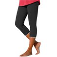 thumbnail image 2 of FNFYFH Clearance Womens Inclusive Yoga Capris All Body Types Workout Pants,Black, 2 of 10