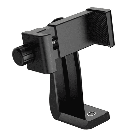 Image of Smartphone Tripod Cell Phone Holder Mount Adapter Fits iPhone Samsung and all Phones Adjustable Clamp