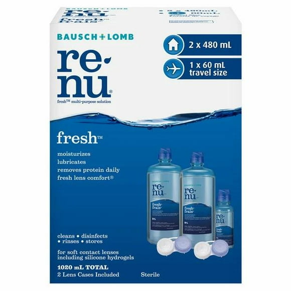 Bausch & Lomb Renu Fresh Multi Pack Contact Solution