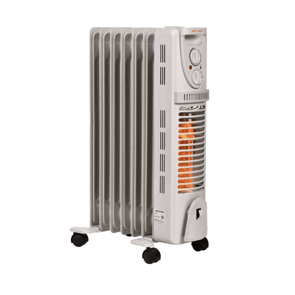 Calefactor Heat Wave Eléctrico 2 en 1 Blanco
