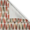 thumbnail image 6 of Ambesonne Geometric Valance & Curtain, 70s Retro Style, 55"x30", Multicolor, 6 of 6