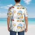 thumbnail image 6 of Haiem Gnome Camping Fishing Printed Hawaiian Shirt for Men - Men’s Casual Beach Summer Shirts - Stretch Fabric with Modern Fit-Medium, 6 of 9