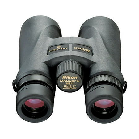 Nikon 12x42 Monarch 5 Water Proof Roof Prism Binocular with 5.0 Degree Angle of View, Black, U.S.A