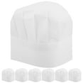 thumbnail image 2 of 20 gorros de chef ajustables para niños, desechables, de tela no tejida, color blanco, para cocina, catering y repostería, 2 of 8