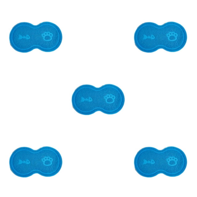 Greeniant Alfombra para mascotas de PVC fácil de limpiar, duradera y duradera, cómoda y portátil, alfombra para gatos, color azul cielo Type2 NO2