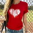 thumbnail image 2 of Birdeem Blouse T-Shirt à Manches Courtes Col Rond Imprimé Ample pour Femmes, 2 of 5