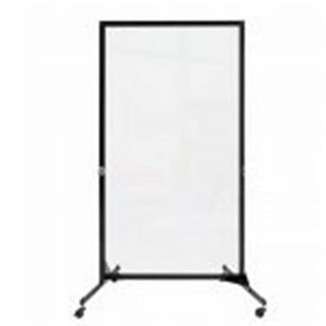1 Panel Clear Room Divider, 6 ft. 2 in. x 3 ft. 4 in.