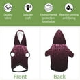 thumbnail image 6 of Pofeuu Pink Glitter Sparkles A Print Dog Clothes Dogs Sweater Soft Puppies Clothing Winter Puppy Sweaters Warm Outfit for Dogs-Medium, 6 of 7