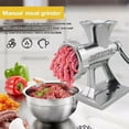 thumbnail image 4 of Heavy Duty Meat Grinder Mincer Stuffer Manual Sausage Filler Sauce Maker Machine, 4 of 11
