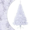 thumbnail image 1 of vidaXL Artificial Half Christmas Tree with Stand White 150 cm PVC, 1 of 5