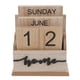thumbnail image 3 of Calendario De Escritorio De Madera Con Fecha Perpetua, Calendario De Escritorio De Madera Reutilizable Para Oficina Para Escritorio Para El Hogar Anggrek AGX3056, 3 of 8