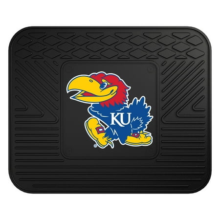 Kansas Jayhawks Mat - NCAA University of Kansas Jayhawks Heavy Duty Rear Car Seat Utility Mat