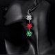 thumbnail image 4 of Pendientes de mujer - Pendientes de Navidad para mujer Pendientes de Navidad para niñas Pendientes de Navidad para mujer Regalos de Adviento para mujer, 4 of 5