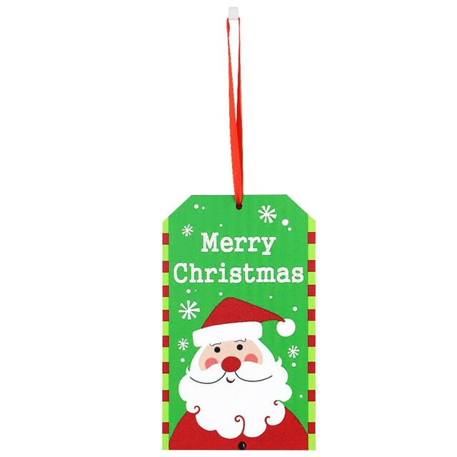 Cartel de puerta Bewildely Feliz Navidad guirnalda decorativa colgante para niños