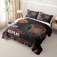 thumbnail image 3 of Erosebridal Basketball Sport Game Quilt Full For Kids,Boys Ball Gaming Full Bedspread Sets,3-Piece, 3 of 7