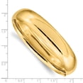 thumbnail image 3 of 14k Yellow Gold 14.25mm Oversize Hinged Bangle Bracelet, 3 of 8