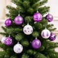 thumbnail image 4 of 24pcs Christmas Ball Ornaments Shatterproof Plastic Christmas Tree Decorations for Xmas Party Home Office Holiday Decor-Medium Size (2.36"/ 60mm), 4 of 6