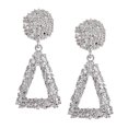 thumbnail image 3 of Pendientes colgantes Sunnimix Plata Geométricos Para Mujer, 3 of 6