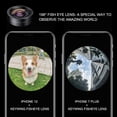 thumbnail image 3 of KEYWING Fisheye Lens 198° Fish Eye Phone Camera Lens Kit for iPhone Fish Bowl Camera Lens Attachments for iPhone 7 8 x xr 11 12 13 pro max Samsung Smartphone Black, 3 of 5