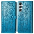 thumbnail image 3 of Funda Cartera FOXDOCK para Samsung Galaxy A17 , Flip PU con Relieve de Gatos y Perros, Tarjetero y Soporte, 3 of 6