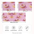 thumbnail image 2 of Yayeee Pillowcase King Size Set of 2 Satin Wrinkle Resistant Pillow Case, Cartoon Doughnuts, 2 of 8