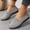 Grey, variant on Mens Slide Sandals Open Toe On Slippers for Men Bathroom Pool Indoor Outdoor Walking Shoes Sneakers US :6