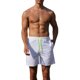 thumbnail image 1 of SAYOO Shorts de playa de cuerda para hombres, shorts de cintura elástica, forro de malla SAYOO moda, 1 of 9