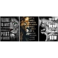 thumbnail image 6 of Lion Motivational Canvas Office Print Wall Art Animal Inspirational Picture Animal Poster Painting Modern Inspiring Artwork for Home Living Room Bedroom Office Decor Ready to Hang [36''''W x 16''''H], 6 of 6
