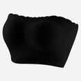 thumbnail image 4 of Womens Tube Tops Strapless Crop Top JIANLAI Women's Scalloped Edge Strapless Bandeau Bra, Wirefree Seamless Padded Tube Top Bra, Non Slip Basic Invisible Bralette for Summer Dresses, 4 of 5